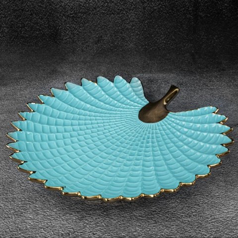 PATERA DEKORACYJNA HIRAL 40 X 38 X 5 CM JASNONIEBIESKI PATERA DEKORACYJNA HIRAL 40 X 38 X 5 CM JASNONIEBIESKI