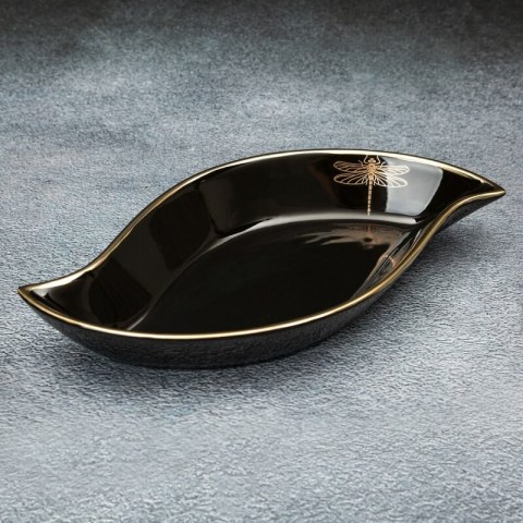 PATERA DEKORACYJNA LORI (01) 31 X 17 X 5 CM CZARNY PATERA DEKORACYJNA LORI (01) 31 X 17 X 5 CM CZARNY