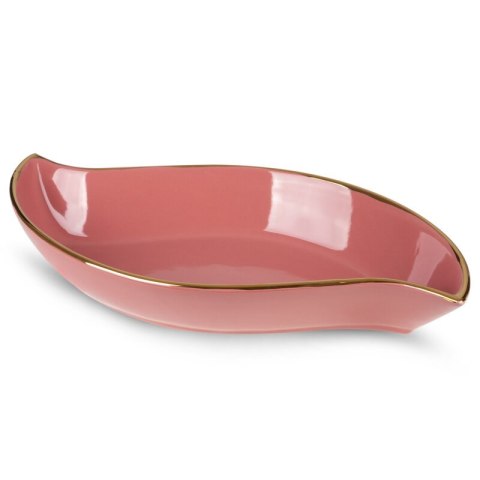 PATERA DEKORACYJNA SIBEL (02) 36 X 19 X 6 CM CIEMNORÓŻOWY PATERA DEKORACYJNA SIBEL (02) 36 X 19 X 6 CM CIEMNORÓŻOWY