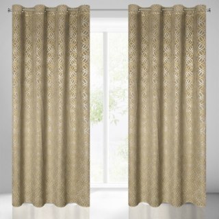 ZASŁONA GOTOWA ARETA 140 X 250 CM BEŻOWY