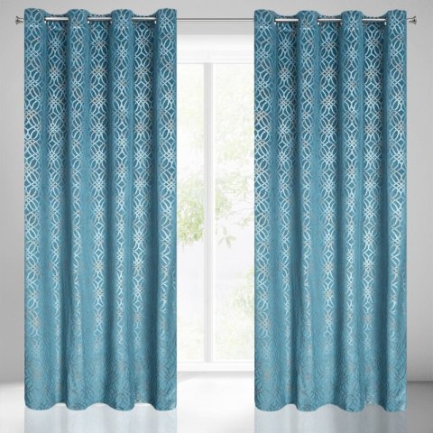 ZASŁONA GOTOWA ARETA 140 X 250 CM NIEBIESKI ZASŁONA GOTOWA ARETA 140 X 250 CM NIEBIESKI