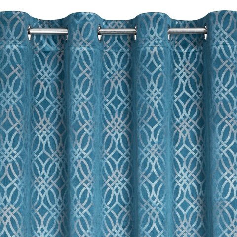 ZASŁONA GOTOWA ARETA 140 X 250 CM NIEBIESKI ZASŁONA GOTOWA ARETA 140 X 250 CM NIEBIESKI