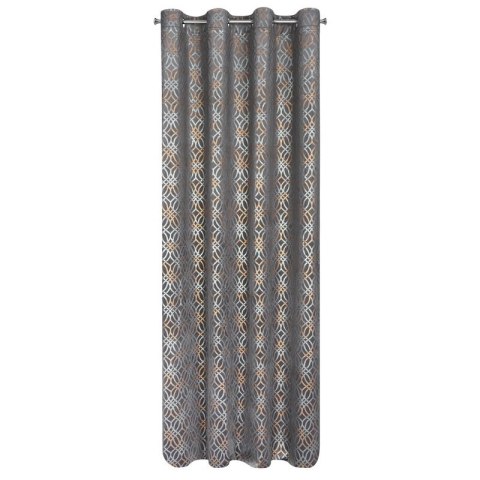 ZASŁONA GOTOWA ARETA 140 X 250 CM STALOWY ZASŁONA GOTOWA ARETA 140 X 250 CM STALOWY