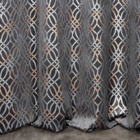 ZASŁONA GOTOWA ARETA 140 X 250 CM STALOWY ZASŁONA GOTOWA ARETA 140 X 250 CM STALOWY