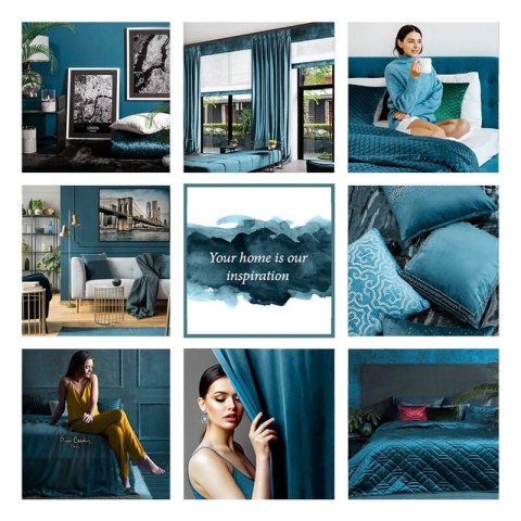 ZASŁONA GOTOWA ELEN 140 X 250 CM NIEBIESKI ZASŁONA GOTOWA ELEN 140 X 250 CM NIEBIESKI