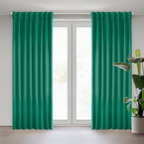 ZASŁONA GOTOWA MILAN NA TAŚMIE 140 X 300 CM CIEMNOZIELONY ZASŁONA GOTOWA MILAN NA TAŚMIE 140 X 300 CM CIEMNOZIELONY