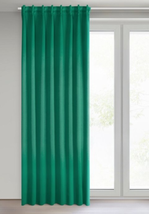 ZASŁONA GOTOWA MILAN NA TAŚMIE 140 X 300 CM CIEMNOZIELONY ZASŁONA GOTOWA MILAN NA TAŚMIE 140 X 300 CM CIEMNOZIELONY