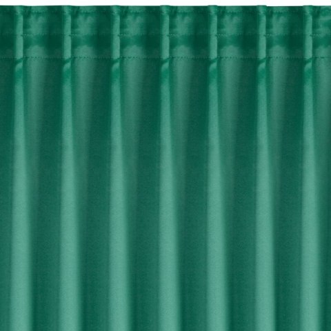 ZASŁONA GOTOWA MILAN NA TAŚMIE 140 X 300 CM CIEMNOZIELONY ZASŁONA GOTOWA MILAN NA TAŚMIE 140 X 300 CM CIEMNOZIELONY