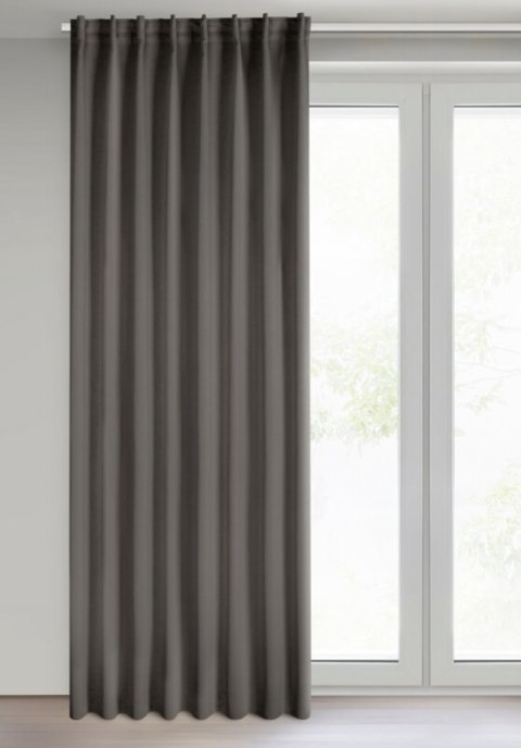 ZASŁONA GOTOWA MILAN NA TAŚMIE 140 X 300 CM GRAFITOWY ZASŁONA GOTOWA MILAN NA TAŚMIE 140 X 300 CM GRAFITOWY