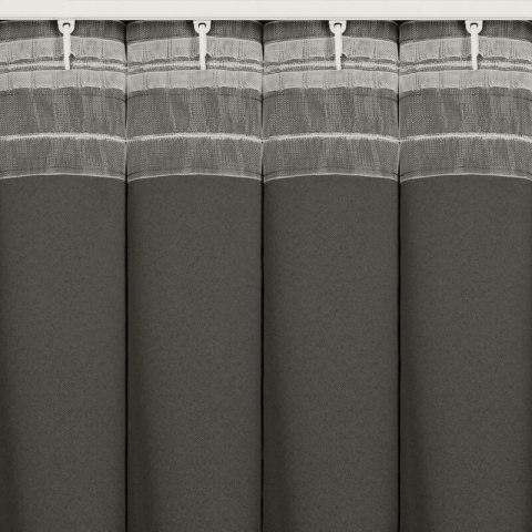 ZASŁONA GOTOWA MILAN NA TAŚMIE 140 X 300 CM GRAFITOWY ZASŁONA GOTOWA MILAN NA TAŚMIE 140 X 300 CM GRAFITOWY