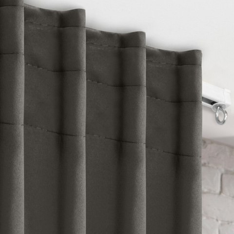 ZASŁONA GOTOWA MILAN NA TAŚMIE 140 X 300 CM GRAFITOWY ZASŁONA GOTOWA MILAN NA TAŚMIE 140 X 300 CM GRAFITOWY