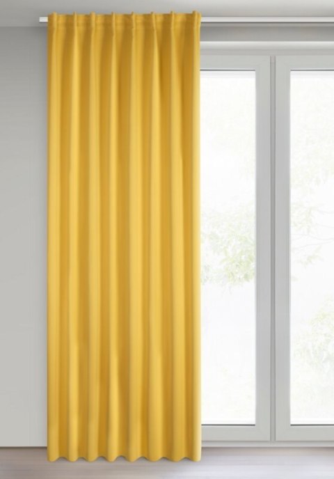 ZASŁONA GOTOWA MILAN NA TAŚMIE 140 X 300 CM MUSZTARDOWY ZASŁONA GOTOWA MILAN NA TAŚMIE 140 X 300 CM MUSZTARDOWY