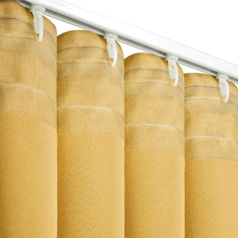 ZASŁONA GOTOWA MILAN NA TAŚMIE 140 X 300 CM MUSZTARDOWY ZASŁONA GOTOWA MILAN NA TAŚMIE 140 X 300 CM MUSZTARDOWY