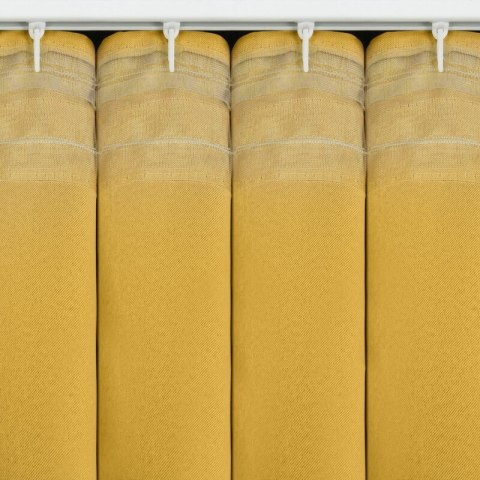 ZASŁONA GOTOWA MILAN NA TAŚMIE 140 X 300 CM MUSZTARDOWY ZASŁONA GOTOWA MILAN NA TAŚMIE 140 X 300 CM MUSZTARDOWY