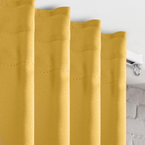 ZASŁONA GOTOWA MILAN NA TAŚMIE 140 X 300 CM MUSZTARDOWY ZASŁONA GOTOWA MILAN NA TAŚMIE 140 X 300 CM MUSZTARDOWY