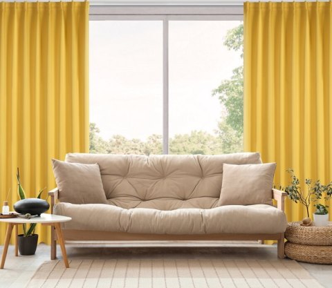 ZASŁONA GOTOWA MILAN NA TAŚMIE 140 X 300 CM MUSZTARDOWY ZASŁONA GOTOWA MILAN NA TAŚMIE 140 X 300 CM MUSZTARDOWY