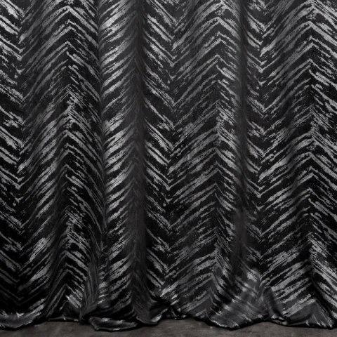 ZASŁONA GOTOWA SARA 140 X 250 CM CZARNY ZASŁONA GOTOWA SARA 140 X 250 CM CZARNY