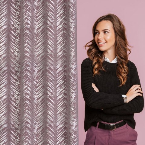 ZASŁONA GOTOWA SARA 140 X 250 CM PUDROWY RÓŻ ZASŁONA GOTOWA SARA 140 X 250 CM PUDROWY RÓŻ