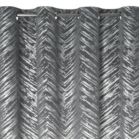 ZASŁONA GOTOWA SARA 140 X 250 CM STALOWY ZASŁONA GOTOWA SARA 140 X 250 CM STALOWY