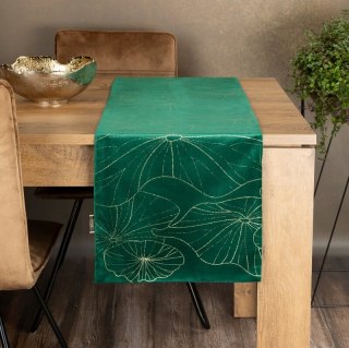 OBRUS BLINK 18 35 X 140 CM CIEMNOZIELONY