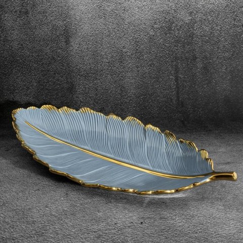 PATERA DEKORACYJNA HIRAL 53 X 23 X 7 CM NIEBIESKI PATERA DEKORACYJNA HIRAL 53 X 23 X 7 CM NIEBIESKI