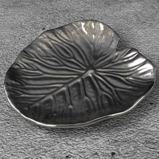 PATERA DEKORACYJNA KALINA (03) 16 X 16 X 2 CM SREBRNY