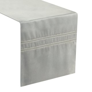 OBRUS GLEN 3 35 X 140 CM SREBRNY