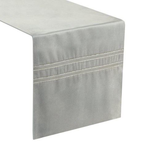 OBRUS GLEN 3 35 X 140 CM SREBRNY OBRUS GLEN 3 35 X 140 CM SREBRNY