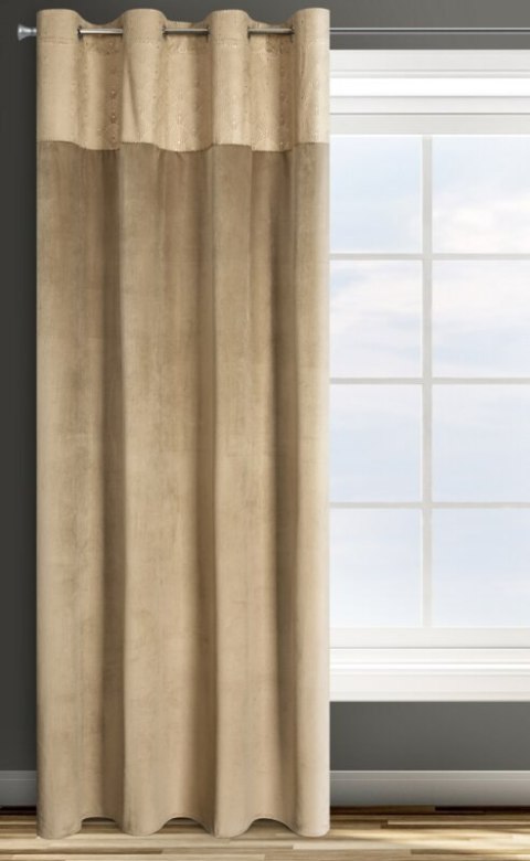 ZASŁONA GOTOWA D91 AGNES 140 X 250 CM BEŻOWY ZASŁONA GOTOWA D91 AGNES 140 X 250 CM BEŻOWY