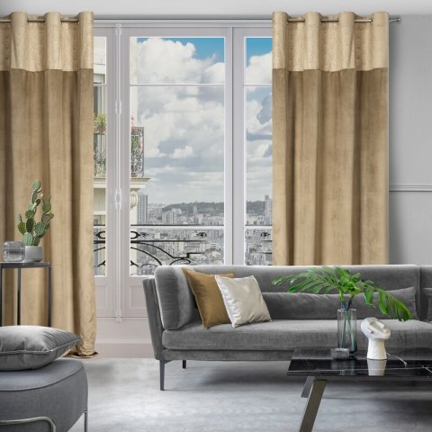 ZASŁONA GOTOWA D91 AGNES 140 X 250 CM BEŻOWY ZASŁONA GOTOWA D91 AGNES 140 X 250 CM BEŻOWY