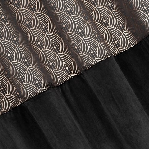 ZASŁONA GOTOWA D91 AGNES 140 X 250 CM CZARNY ZASŁONA GOTOWA D91 AGNES 140 X 250 CM CZARNY