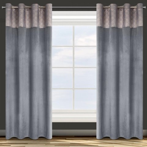 ZASŁONA GOTOWA D91 AGNES 140 X 250 CM GRAFITOWY ZASŁONA GOTOWA D91 AGNES 140 X 250 CM GRAFITOWY