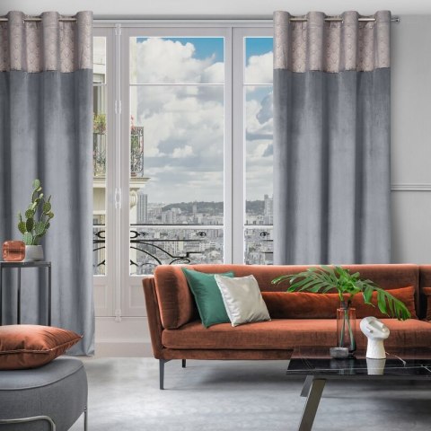 ZASŁONA GOTOWA D91 AGNES 140 X 250 CM GRAFITOWY ZASŁONA GOTOWA D91 AGNES 140 X 250 CM GRAFITOWY