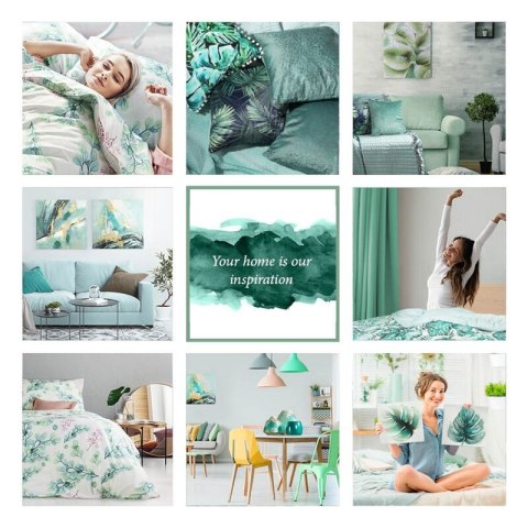 ZASŁONA GOTOWA D91 AGNES 140 X 250 CM TURKUSOWY ZASŁONA GOTOWA D91 AGNES 140 X 250 CM TURKUSOWY