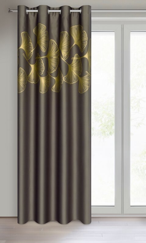 ZASŁONA GOTOWA HARMONY 140 X 250 CM BRĄZOWY