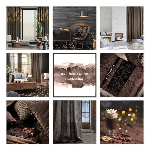 ZASŁONA GOTOWA HARMONY 140 X 250 CM BRĄZOWY