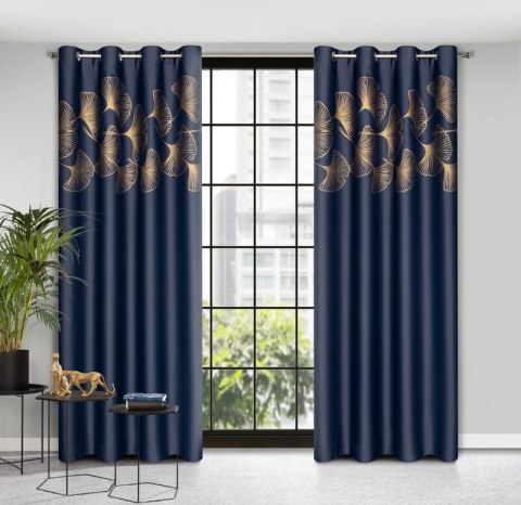 ZASŁONA GOTOWA HARMONY 140 X 250 CM GRANATOWY ZASŁONA GOTOWA HARMONY 140 X 250 CM GRANATOWY