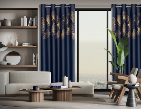 ZASŁONA GOTOWA HARMONY 140 X 250 CM GRANATOWY ZASŁONA GOTOWA HARMONY 140 X 250 CM GRANATOWY