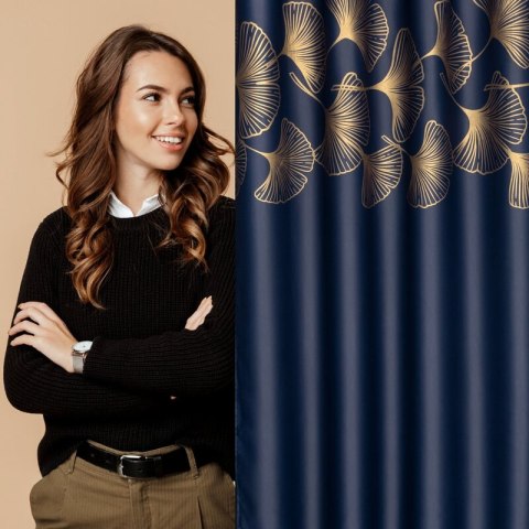 ZASŁONA GOTOWA HARMONY 140 X 250 CM GRANATOWY ZASŁONA GOTOWA HARMONY 140 X 250 CM GRANATOWY