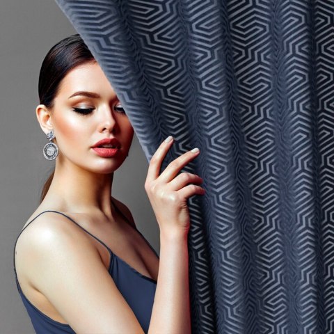 ZASŁONA GOTOWA INGA 140 X 250 CM GRANATOWY ZASŁONA GOTOWA INGA 140 X 250 CM GRANATOWY