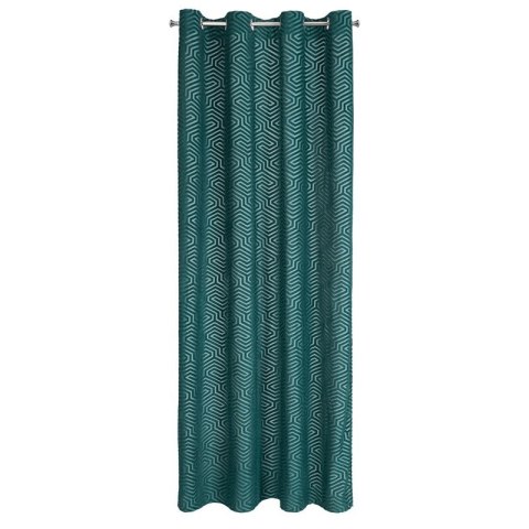 ZASŁONA GOTOWA INGA NA TAŚMIE 140 X 250 CM TURKUSOWY ZASŁONA GOTOWA INGA NA TAŚMIE 140 X 250 CM TURKUSOWY