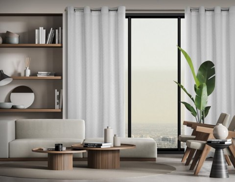 ZASŁONA GOTOWA ISLA 140 X 250 CM BIAŁY