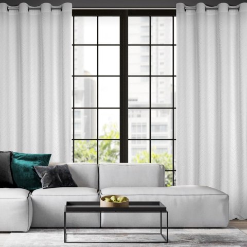 ZASŁONA GOTOWA ISLA 140 X 250 CM BIAŁY