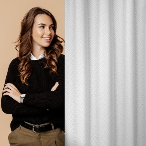 ZASŁONA GOTOWA ISLA 140 X 250 CM BIAŁY