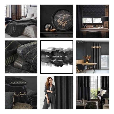 ZASŁONA GOTOWA ISLA 140 X 250 CM CZARNY ZASŁONA GOTOWA ISLA 140 X 250 CM CZARNY