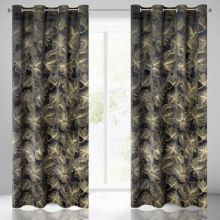 ZASŁONA GOTOWA STELLA 140 X 250 CM CZARNY