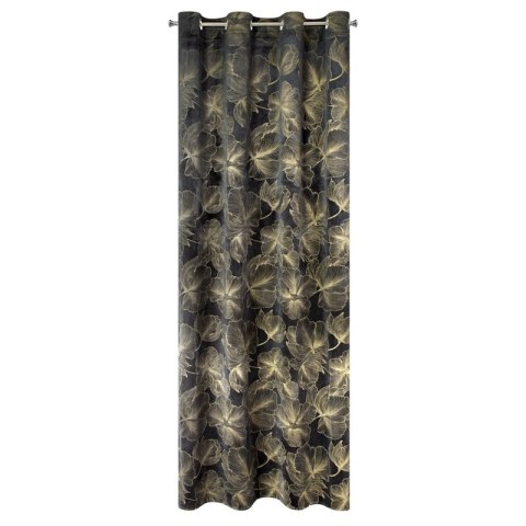 ZASŁONA GOTOWA STELLA 140 X 250 CM CZARNY ZASŁONA GOTOWA STELLA 140 X 250 CM CZARNY