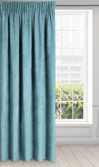 ZASŁONA GOTOWA AMAYA NA TAŚMIE 140 X 250 CM CIEMNOMIĘTOWY