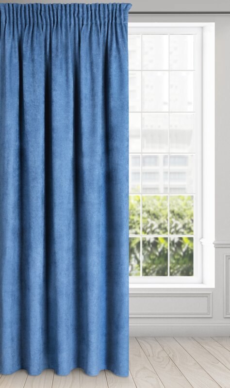 ZASŁONA GOTOWA AMAYA NA TAŚMIE 140 X 250 CM GRANATOWY ZASŁONA GOTOWA AMAYA NA TAŚMIE 140 X 250 CM GRANATOWY