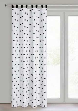 ZASŁONA GOTOWA BUSA NA SZELKACH 140 X 270 CM BIAŁY